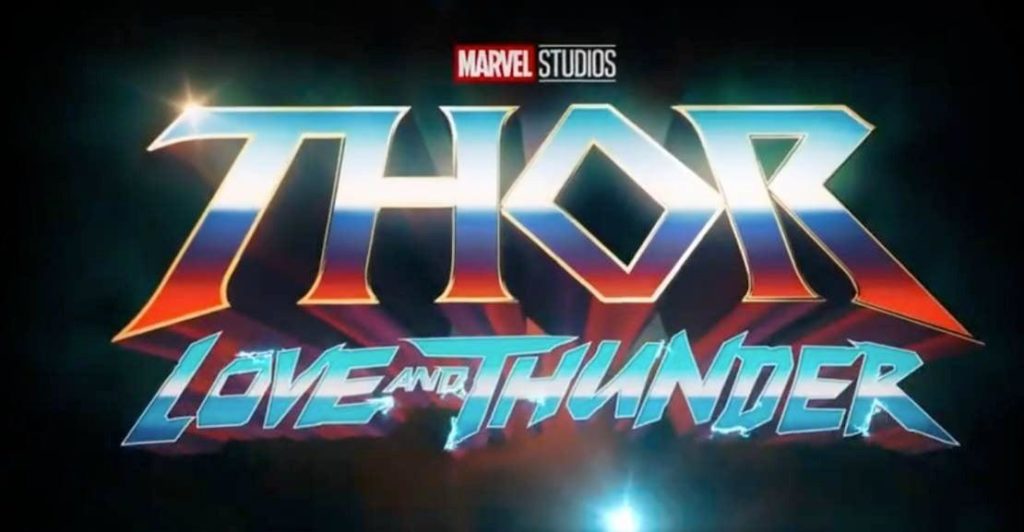 Thor: Love and Thunder logo, via Marvel